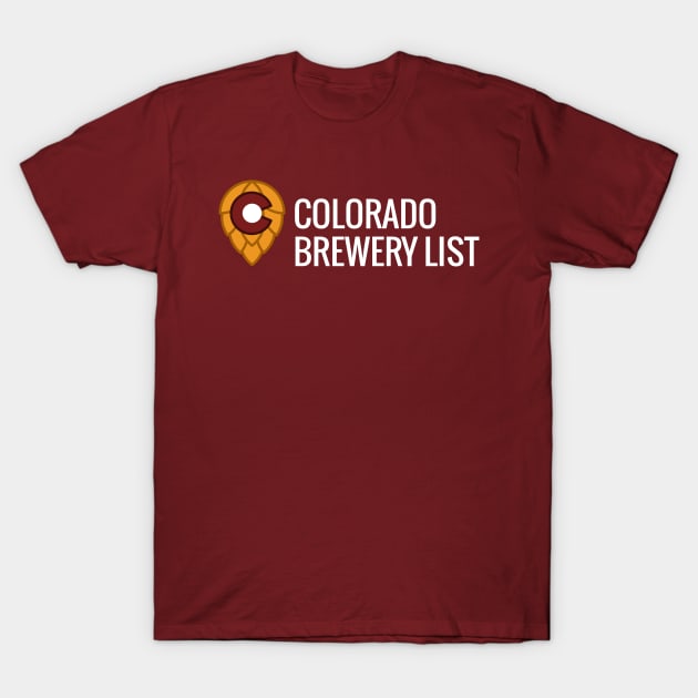 Colorado Brewery List - Logo Dark T-Shirt by ColoradoBreweryList